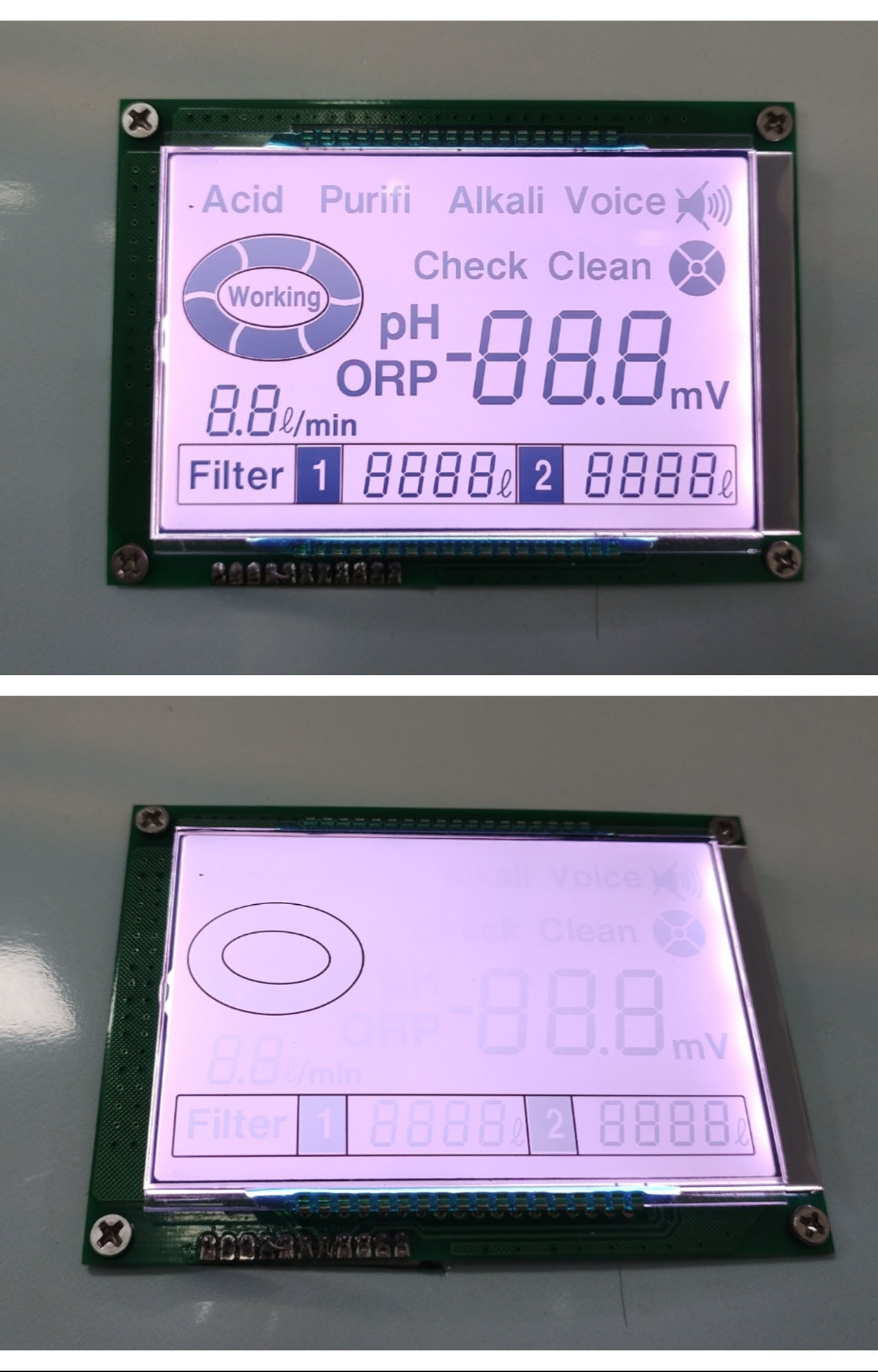 TN面板不同视角效果
